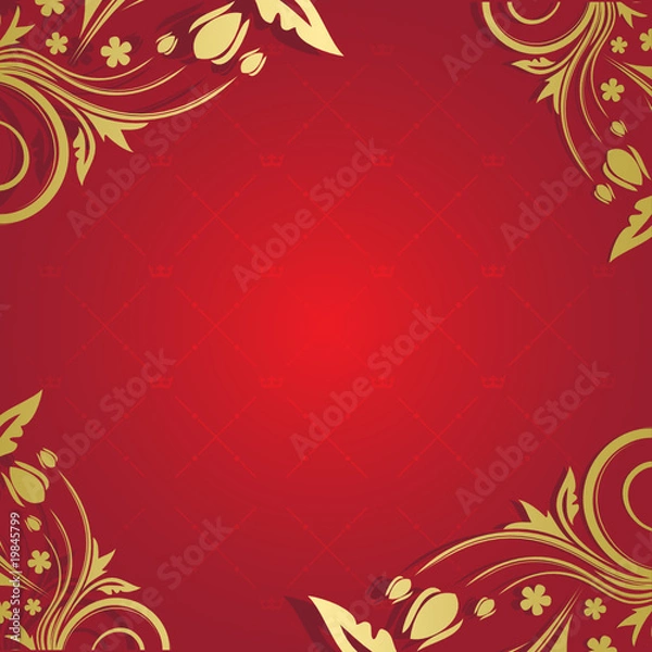 Obraz Red background with place for your text