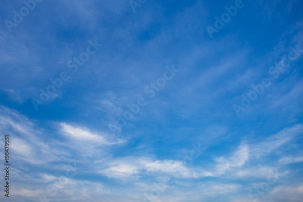 Fototapeta blue sky background with white clouds