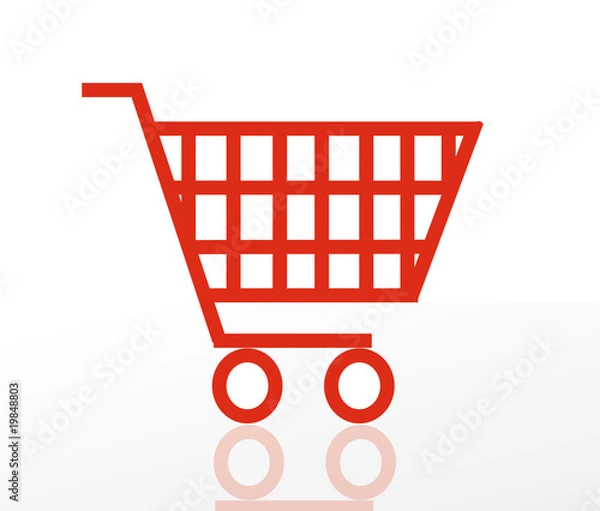 Fototapeta shoping cart