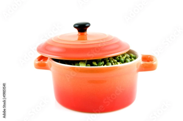 Obraz Orange casserole with split peas