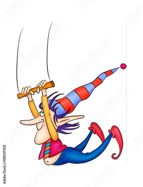 Fototapeta Trapezista