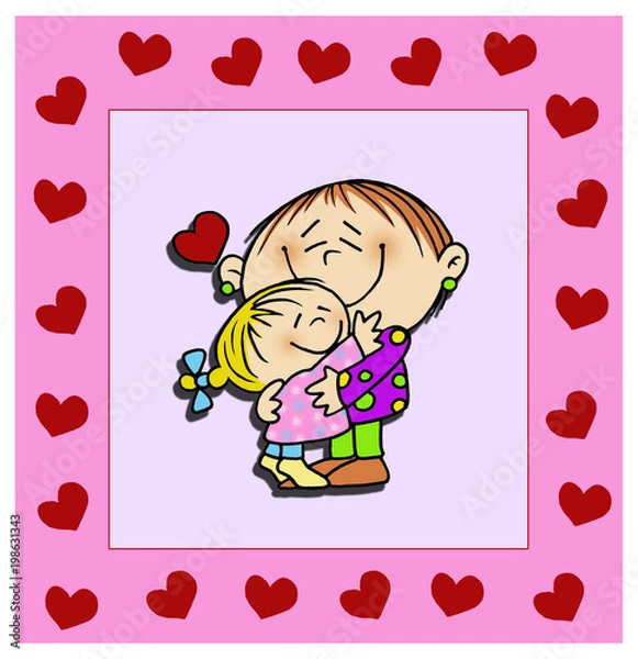 Fototapeta Mamãe e filha