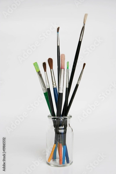 Obraz Pinsel im Glas