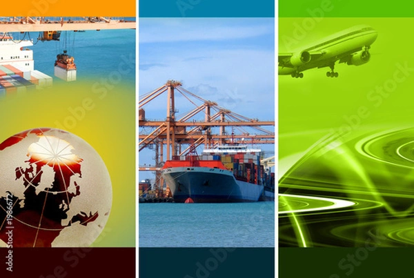 Fototapeta freight logistics