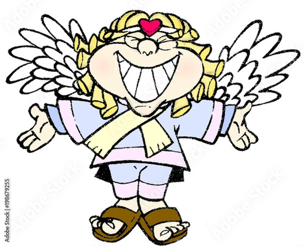 Fototapeta anjo alegre