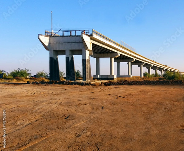 Obraz Bridge under construction
