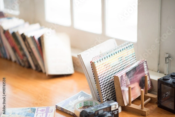 Fototapeta Book and white window.