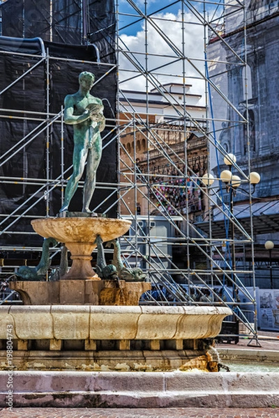 Obraz L'Aquila's central Piazza del Duomo