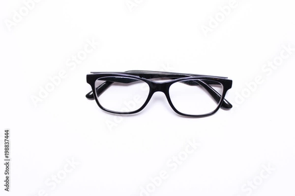 Obraz Glasses isolated on white background, Optics.