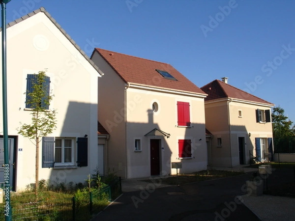 Obraz maisons trop neuves