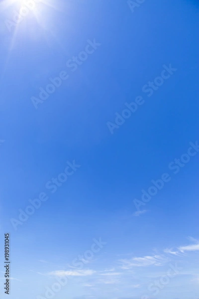 Obraz 晴天の広い青空