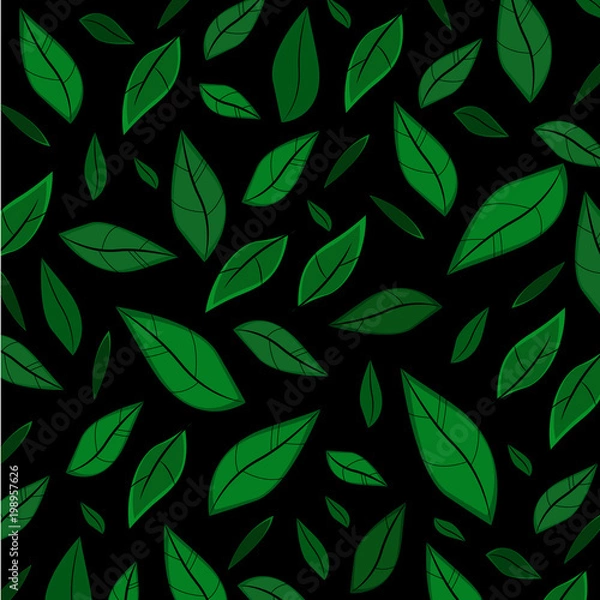Obraz leaves pattern