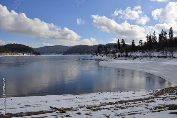 Obraz Schluchsee im Winter
