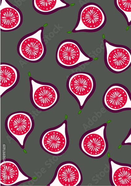 Obraz figs pattern