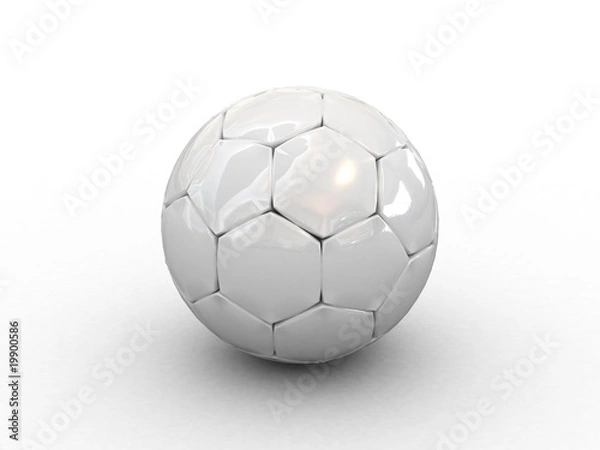 Fototapeta 3d soccer ball isolated