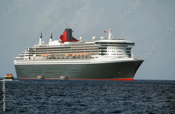 Obraz roantic trip on board a modern cruise ship