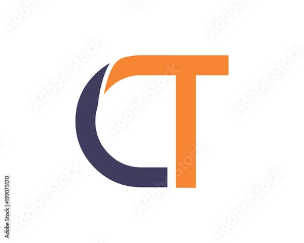 Fototapeta initial letter typography typeset logotype alphabet font image vector icon logo