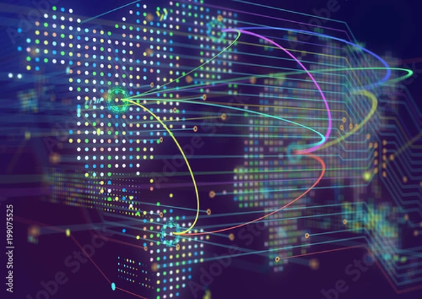 Fototapeta World map infographics.