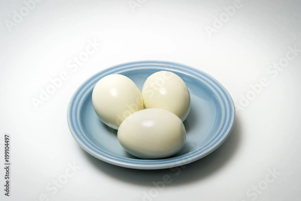 Obraz Protein-rich boiled eggs