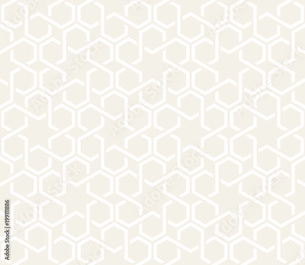Fototapeta Vector seamless subtle pattern. Modern stylish abstract texture. Repeating geometric tiles