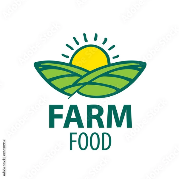 Obraz logo farm food