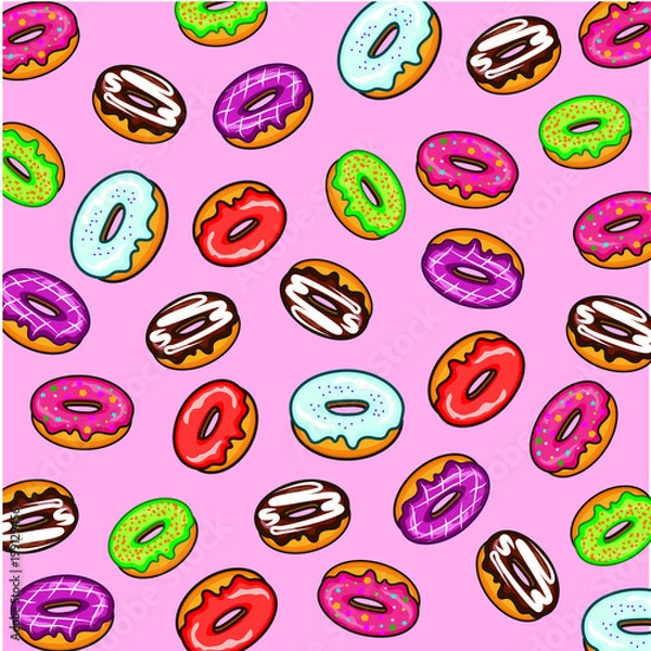 Obraz donut pattern