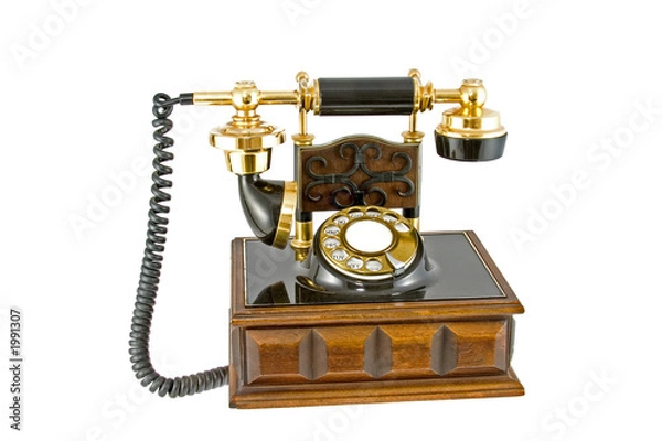 Fototapeta old style telephone