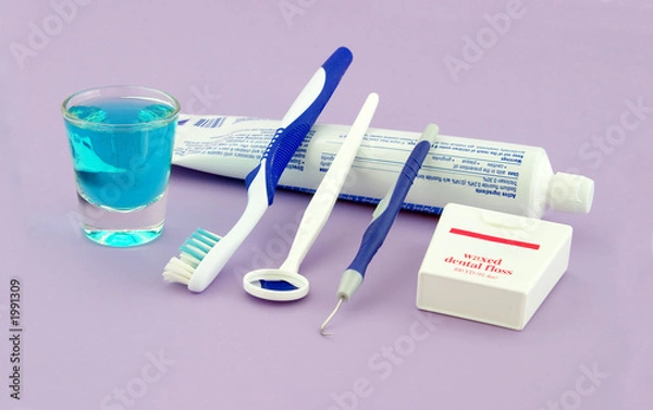 Fototapeta dental health tools