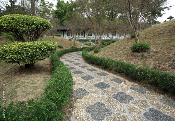 Obraz path in chinese garden