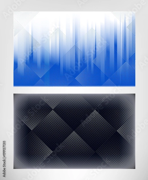Obraz Abstract dotted vector backgrouds