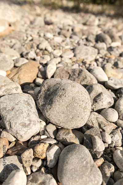 Obraz Large rocks in the mountains as a background