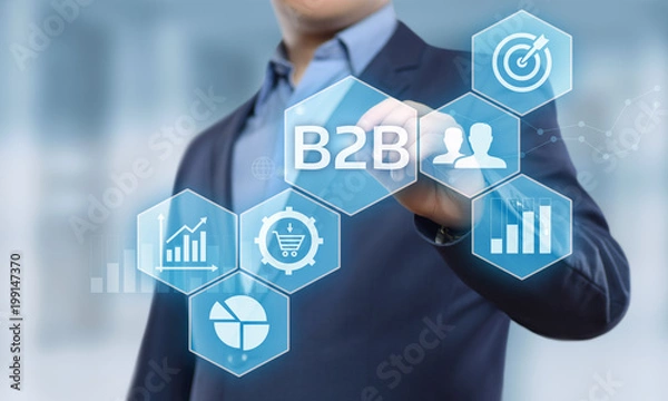 Obraz B2B Business Company Commerce Technology Marketing concept
