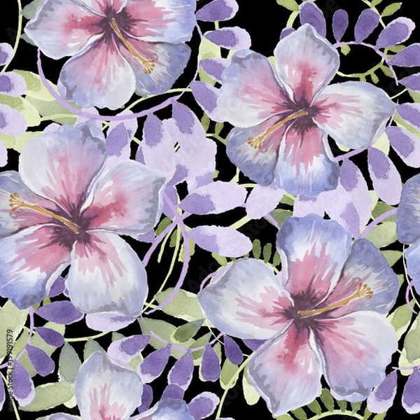Obraz Seamless wallpaper, floral backgrounds. greeting card..Stylish wallpaper, patterns