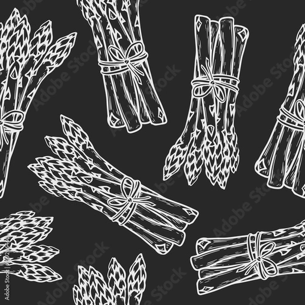 Fototapeta asparagus pattern