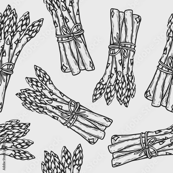 Obraz asparagus pattern