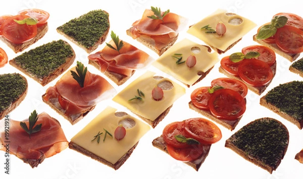 Fototapeta Belegte brote