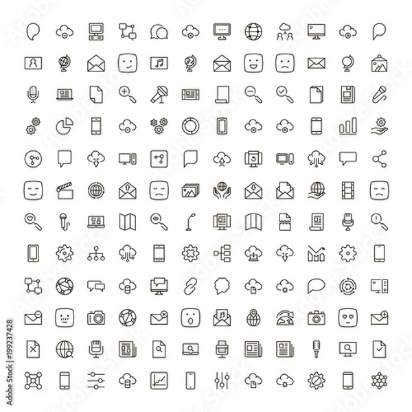 Fototapeta Social network icon