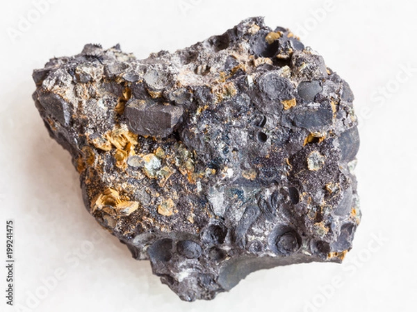 Fototapeta rough pisolite stone from magnetite and hematite