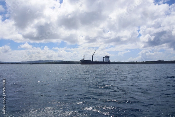 Obraz deep sea and ship