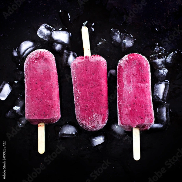 Obraz berry ice cream