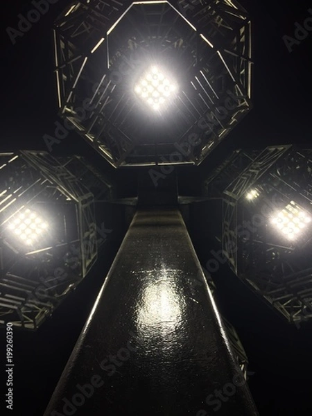 Fototapeta Straßenlampe