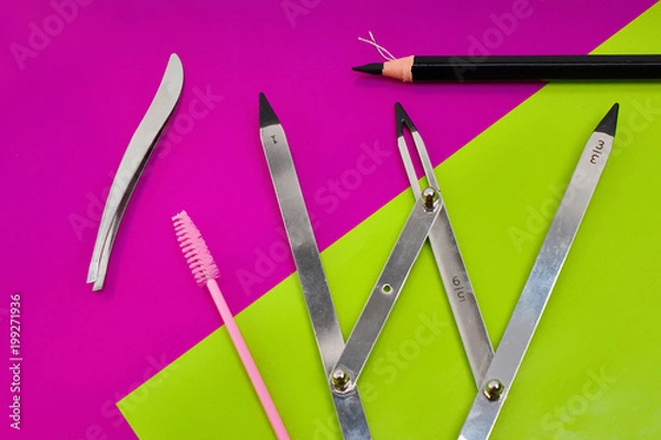 Fototapeta permanent makeup eyebrows