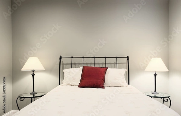 Obraz Bed and Lamps
