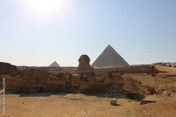 Obraz Pyramids of Giza and Sphinx