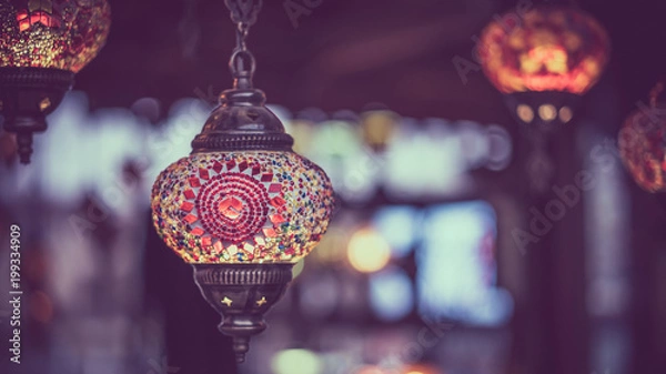 Fototapeta Turkish Ceiling Light