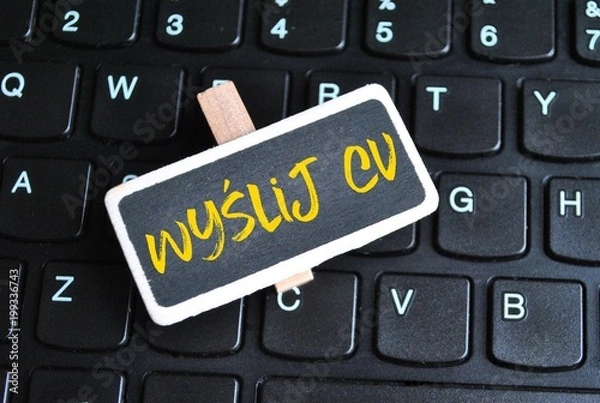 Obraz Wyślij CV