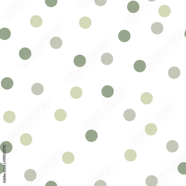 Fototapeta Abstract polka dot vector seamless background