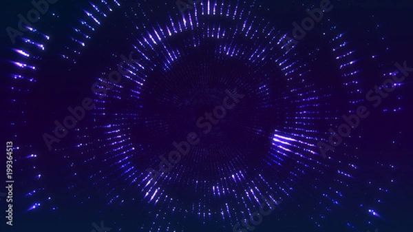 Fototapeta Abstract particles