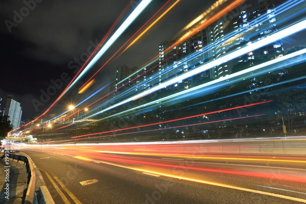 Fototapeta Highway in Hong Kong