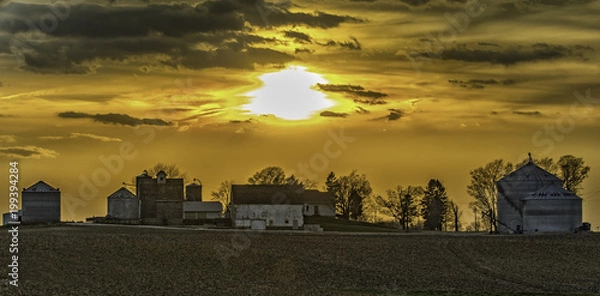 Fototapeta Fire in the Sky